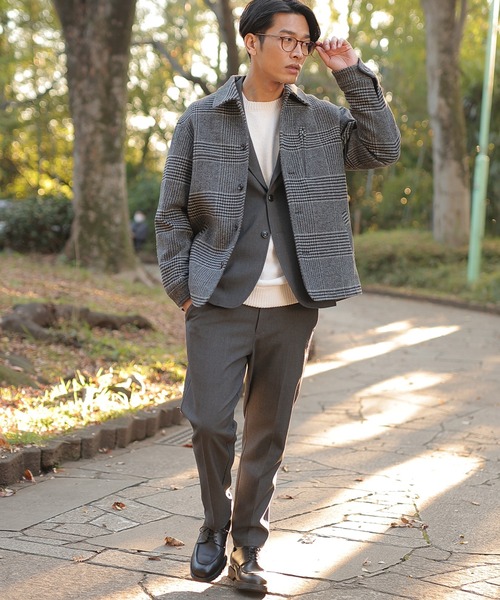 UNION STATION(ユニオンステーション)の「【セットアップ対応】ストレッチカルゼノータックスラックス(スラックス・メンズ・ネイビー/グレイッシュベージュ/チャコール・S/M/L)」の20枚目の写真