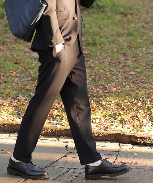 UNION STATION(ユニオンステーション)の「【セットアップ対応】ストレッチカルゼノータックスラックス(スラックス・メンズ・ネイビー/グレイッシュベージュ/チャコール・S/M/L)」の21枚目の写真