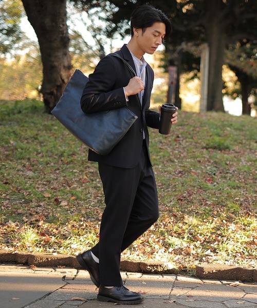 UNION STATION(ユニオンステーション)の「【セットアップ対応】ストレッチカルゼノータックスラックス(スラックス・メンズ・ネイビー/グレイッシュベージュ/チャコール・S/M/L)」の22枚目の写真