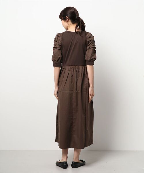 ehka sopo（エヘカソポ）の「◎ドッキングワンピース（ワンピース・レディース・ブラック/ブラウン/グリーン・ﾌﾘ-）」の5枚目の写真