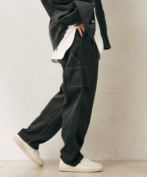 SMITH'S（スミス）の「【SMITH'S/スミス】別注 コーデュロイ イージーペインターパンツ（その他パンツ・メンズ・ブラウン/グレー/キャメル・M/L）」の2枚目の写真