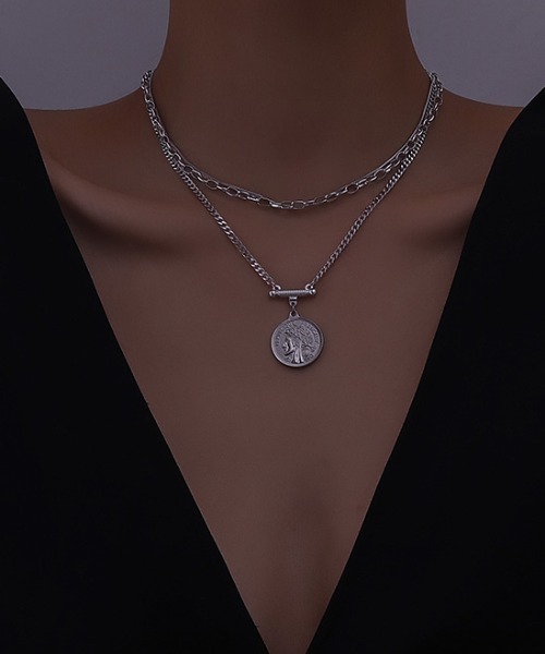 KOR（ケーオーアール）の「14タイプ　サージカルステンレス　ネックレス（ネックレス・レディース・A/B/C/D/E/F/G/H/I/J/K/L/M/N・FREE）」の4枚目の写真