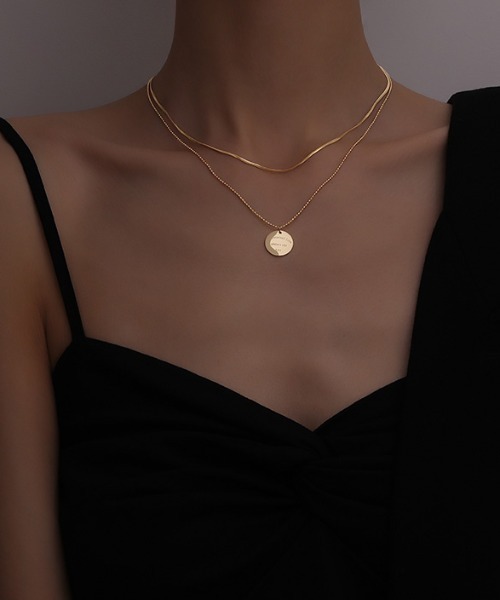 KOR（ケーオーアール）の「14タイプ　サージカルステンレス　ネックレス（ネックレス・レディース・A/B/C/D/E/F/G/H/I/J/K/L/M/N・FREE）」の13枚目の写真