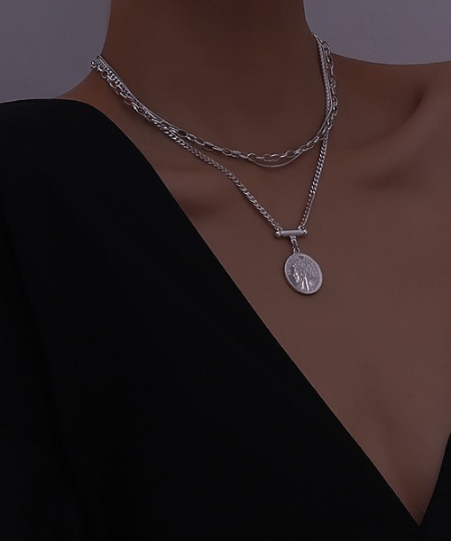 KOR（ケーオーアール）の「14タイプ　サージカルステンレス　ネックレス（ネックレス・レディース・A/B/C/D/E/F/G/H/I/J/K/L/M/N・FREE）」の16枚目の写真