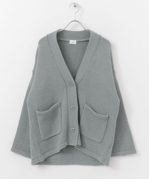 URBAN RESEARCH DOORS（アーバンリサーチドアーズ）の「ローゲージアウトポケットカーディガン∴（カーディガン/ボレロ・レディース・モカ/アイボリー・ONE）」の17枚目の写真