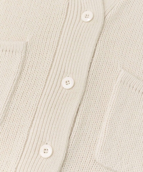 URBAN RESEARCH DOORS（アーバンリサーチドアーズ）の「ローゲージアウトポケットカーディガン∴（カーディガン/ボレロ・レディース・モカ/アイボリー・ONE）」の18枚目の写真