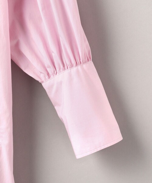 Aresense（アーセンス）の「Aresense/アーセンス コットンギャザーシャツワンピース（シャツワンピース・レディース・ホワイト/グレー・ﾌﾘ-）」の13枚目の写真