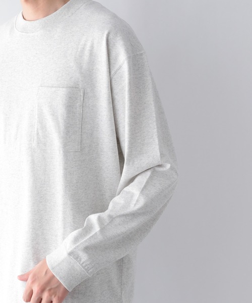 GLOBAL WORK(グローバルワーク)の「DRYヘビーウエイトT長袖/215839(Tシャツ/カットソー・メンズ・その他1/グレー/グリーン系その他/ブラック・X-LARGE/MEDIUM/LARGE/SMALL)」の14枚目の写真