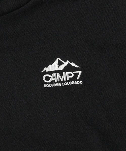 CAMP7（キャンプセブン）の「【CAMP7】ロゴフーディースウェット（スウェット・キッズ・パープル/ライム/イエロー/ブラック・120/105/140/155/130）」の11枚目の写真