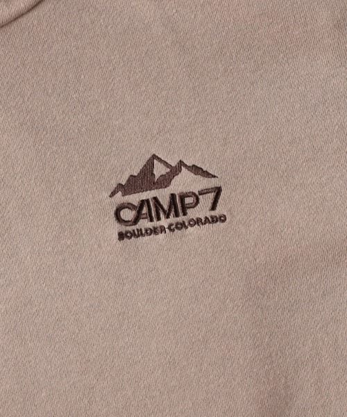 CAMP7（キャンプセブン）の「【CAMP7】ロゴフーディースウェット（スウェット・キッズ・パープル/ライム/イエロー/ブラック・120/105/140/155/130）」の5枚目の写真