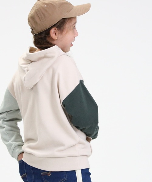 CAMP7（キャンプセブン）の「【CAMP7】ロゴフーディースウェット（スウェット・キッズ・パープル/ライム/イエロー/ブラック・120/105/140/155/130）」の19枚目の写真