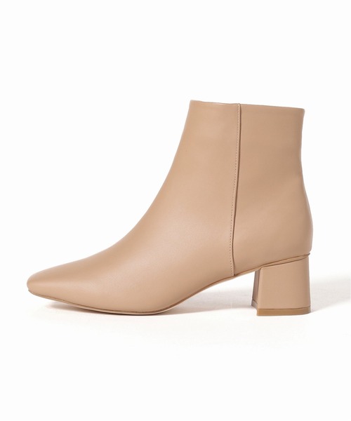 Simplicite（サンプリシテ）の「スクエアショートブーツ◆（その他シューズ・レディース・ベージュ/アイボリー/ブラック・MEDIUM/LARGE/SMALL）」の14枚目の写真