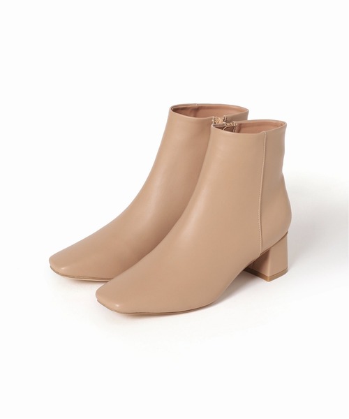 Simplicite（サンプリシテ）の「スクエアショートブーツ◆（その他シューズ・レディース・ベージュ/アイボリー/ブラック・MEDIUM/LARGE/SMALL）」の16枚目の写真