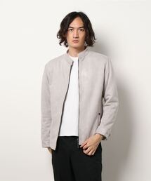 HIDEAWAYS NICOLE | ポンチスウェードシングルライダースブルゾン(ライダースジャケット)