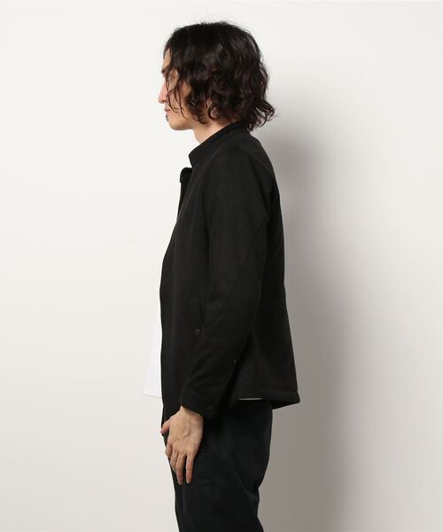 HIDEAWAYS NICOLE(ハイダウェイニコル)の「ポンチスウェードシングルライダースブルゾン(ライダースジャケット・メンズ・ブラック系その他/シルバーグレー/ブラック/グレイッシュベージュ・X-LARGE/MEDIUM/LARGE)」の5枚目の写真