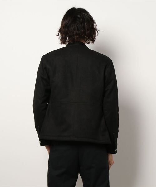 HIDEAWAYS NICOLE(ハイダウェイニコル)の「ポンチスウェードシングルライダースブルゾン(ライダースジャケット・メンズ・ブラック系その他/シルバーグレー/ブラック/グレイッシュベージュ・X-LARGE/MEDIUM/LARGE)」の7枚目の写真