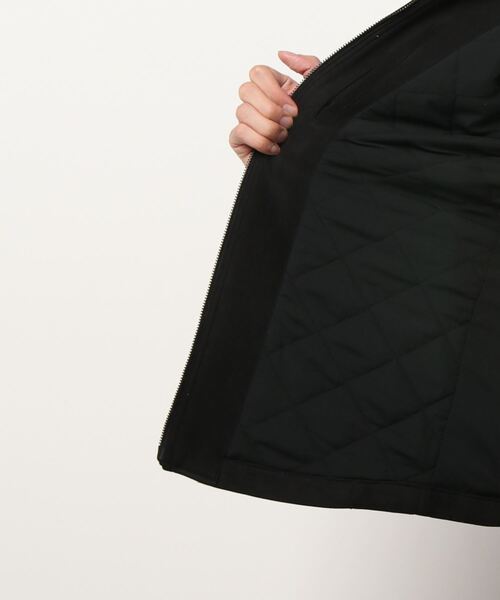 HIDEAWAYS NICOLE(ハイダウェイニコル)の「ポンチスウェードシングルライダースブルゾン(ライダースジャケット・メンズ・ブラック系その他/シルバーグレー/ブラック/グレイッシュベージュ・X-LARGE/MEDIUM/LARGE)」の6枚目の写真