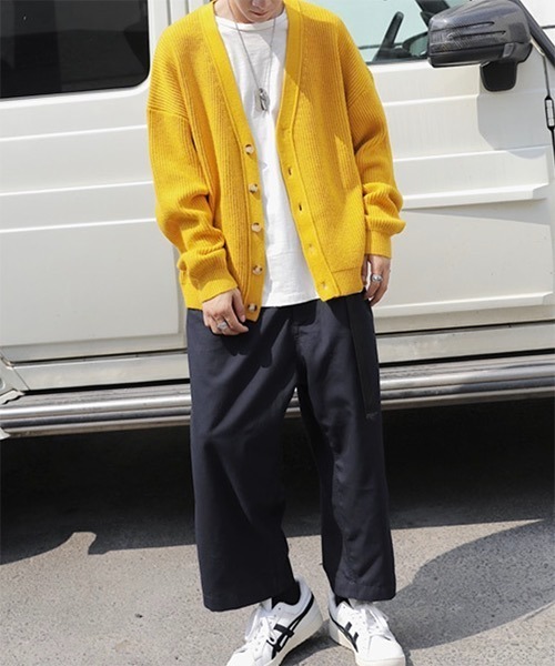 WESTBOY(ウエストボーイ)の「Drop Shoulder Cardigan WO21W3TP09 【WB ORIGINALS】(カーディガン/ボレロ・メンズ・ブラック/ブラウン/ブルー/イエロー・L/M/XL)」の13枚目の写真