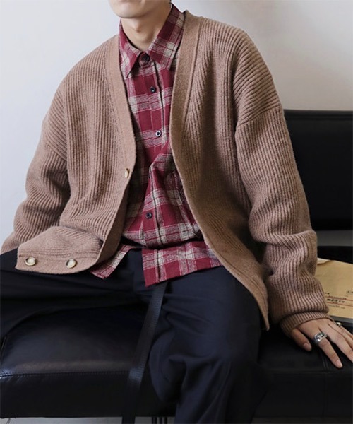 WESTBOY(ウエストボーイ)の「Drop Shoulder Cardigan WO21W3TP09 【WB ORIGINALS】(カーディガン/ボレロ・メンズ・ブラック/ブラウン/ブルー/イエロー・L/M/XL)」の18枚目の写真