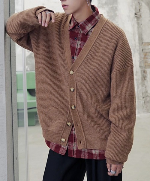 WESTBOY(ウエストボーイ)の「Drop Shoulder Cardigan WO21W3TP09 【WB ORIGINALS】(カーディガン/ボレロ・メンズ・ブラック/ブラウン/ブルー/イエロー・L/M/XL)」の21枚目の写真