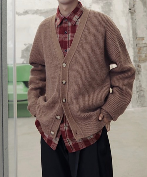 WESTBOY(ウエストボーイ)の「Drop Shoulder Cardigan WO21W3TP09 【WB ORIGINALS】(カーディガン/ボレロ・メンズ・ブラック/ブラウン/ブルー/イエロー・L/M/XL)」の22枚目の写真