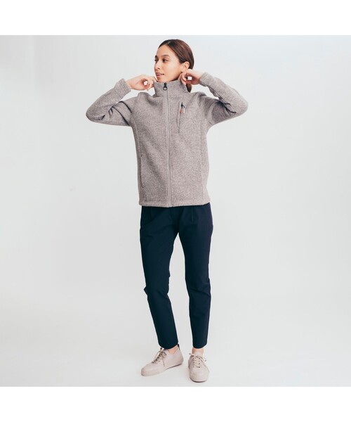 AIGLE(エーグル)の「ファマロウ フリース(カーディガン/ボレロ・レディース・ライトブルー/ヘザーグレー/ピンク・38/40/36)」の17枚目の写真