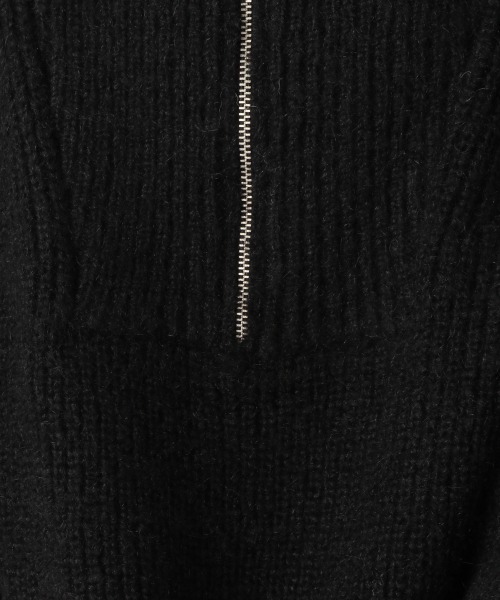 LOWRYS FARM（ローリーズファーム）の「ハイＺＩＰニットプルオーバーＬＳ　254781（ニット/セーター・レディース・ブラック/アイボリー/ブラウン/グリーン・FREE）」の16枚目の写真