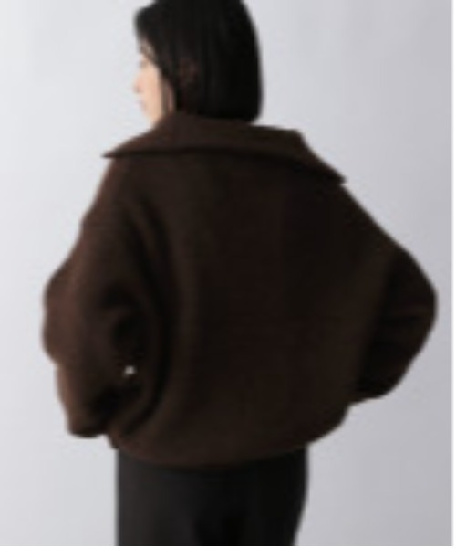 LOWRYS FARM（ローリーズファーム）の「ハイＺＩＰニットプルオーバーＬＳ　254781（ニット/セーター・レディース・ブラック/アイボリー/ブラウン/グリーン・FREE）」の20枚目の写真