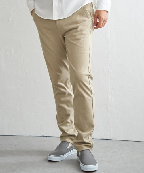 ikka(イッカ)の「GOKU楽パンツ EASY STRETCH 起毛5ポケット(その他パンツ・メンズ・ブラック/ベージュ/ブラウン/グレー/ダークオリーブ・S/M/L/XL)」の1枚目の写真