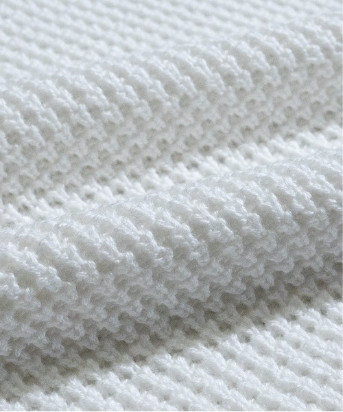 JOHN'S CLOSET（ジョンズクローゼット）の「【50】レースアップBIGニット（ニット/セーター・メンズ・カーキ/チャコールグレー/ブラック/ホワイト/ベージュ・LARGE/MEDIUM）」の19枚目の写真