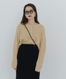 TINA：JOJUN | バスケット編み カーディガン TINA：JOJUN(カーディガン/ボレロ)