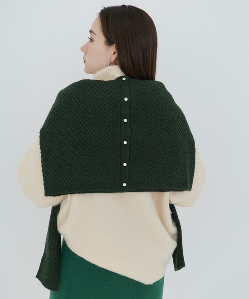 TINA：JOJUN（ティーナジョジュン）の「バスケット編み カーディガン TINA：JOJUN（カーディガン/ボレロ・レディース・ベージュ/ピンク/グリーン・M）」の11枚目の写真