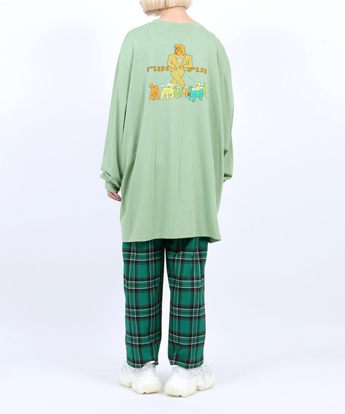 PUNYUS（プニュズ）の「DOGGYロンＴ（Tシャツ/カットソー・レディース・ホワイト/ベージュ/カーキ・1/4/2/3）」の11枚目の写真