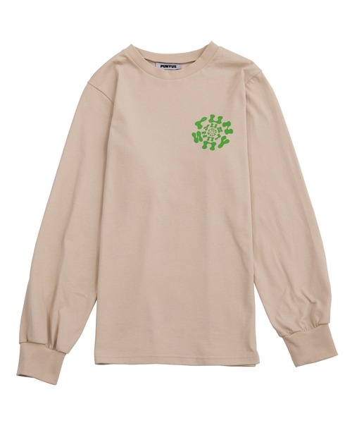 PUNYUS（プニュズ）の「DOGGYロンＴ（Tシャツ/カットソー・レディース・ホワイト/ベージュ/カーキ・1/4/2/3）」の14枚目の写真