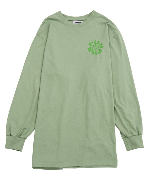 PUNYUS（プニュズ）の「DOGGYロンＴ（Tシャツ/カットソー・レディース・ホワイト/ベージュ/カーキ・1/4/2/3）」の15枚目の写真