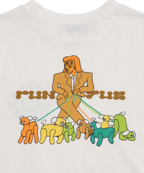 PUNYUS（プニュズ）の「DOGGYロンＴ（Tシャツ/カットソー・レディース・ホワイト/ベージュ/カーキ・1/4/2/3）」の21枚目の写真
