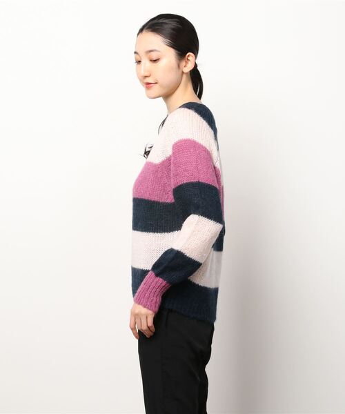 MAX&Co.（マックス アンド コー）の「MAX＆Co. [セルタ] モヘア ブレンド ニット（ニット/セーター・レディース・パープル系その他・LARGE/MEDIUM/SMALL）」の5枚目の写真