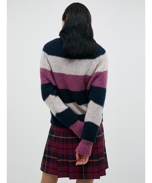 MAX&Co.（マックス アンド コー）の「MAX＆Co. [セルタ] モヘア ブレンド ニット（ニット/セーター・レディース・パープル系その他・LARGE/MEDIUM/SMALL）」の3枚目の写真