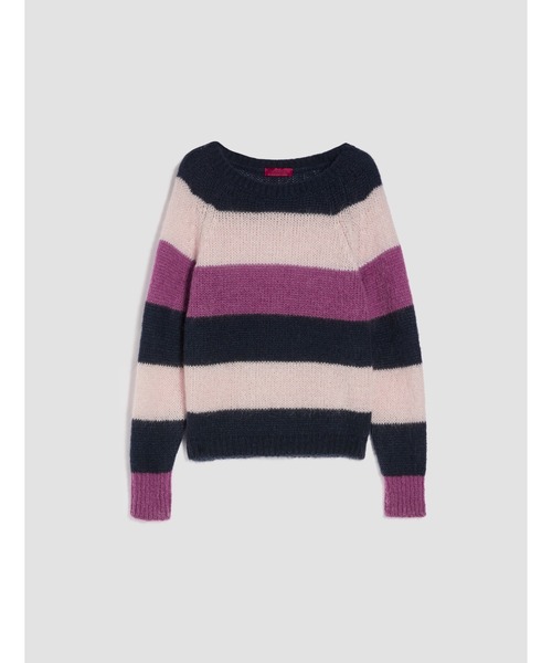 MAX&Co.（マックス アンド コー）の「MAX＆Co. [セルタ] モヘア ブレンド ニット（ニット/セーター・レディース・パープル系その他・LARGE/MEDIUM/SMALL）」の4枚目の写真