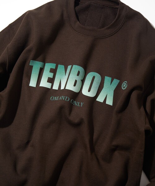 TENBOX（テンボックス）の「TENBOX/10匣/テンボックス ONEANDONLY CREW/ワンアンドオンリー クルー（Tシャツ/カットソー・メンズ・ブラウン/オレンジ・MEDIUM）」の12枚目の写真