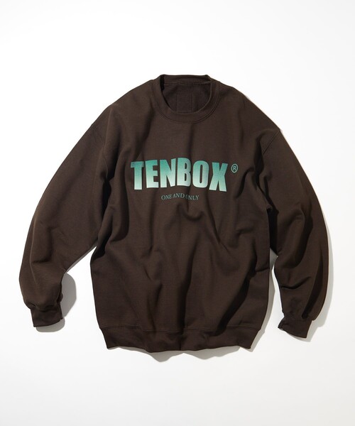 TENBOX（テンボックス）の「TENBOX/10匣/テンボックス ONEANDONLY CREW/ワンアンドオンリー クルー（Tシャツ/カットソー・メンズ・ブラウン/オレンジ・MEDIUM）」の10枚目の写真