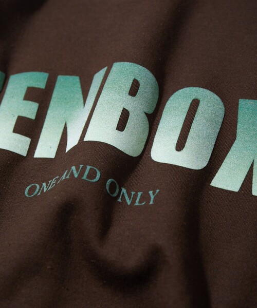TENBOX（テンボックス）の「TENBOX/10匣/テンボックス ONEANDONLY CREW/ワンアンドオンリー クルー（Tシャツ/カットソー・メンズ・ブラウン/オレンジ・MEDIUM）」の8枚目の写真
