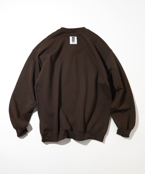 TENBOX（テンボックス）の「TENBOX/10匣/テンボックス ONEANDONLY CREW/ワンアンドオンリー クルー（Tシャツ/カットソー・メンズ・ブラウン/オレンジ・MEDIUM）」の4枚目の写真