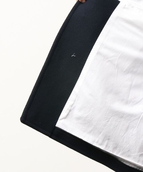 ORCIVAL（オーシバル）の「HOODED ROUND COLLAR JACKET（ブルゾン・メンズ・ネイビー・3/4/5）」の4枚目の写真