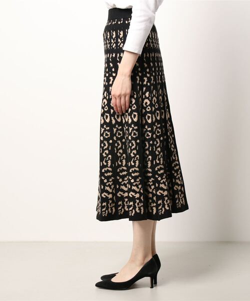 PICCIN(ピッチン)の「12Gジャガードニットスカート(スカート・レディース・ブラウン/ブラック・M/L)」の10枚目の写真