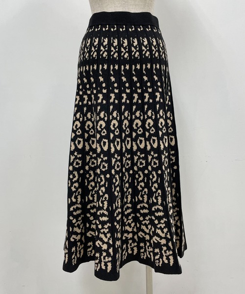 PICCIN(ピッチン)の「12Gジャガードニットスカート(スカート・レディース・ブラウン/ブラック・M/L)」の12枚目の写真