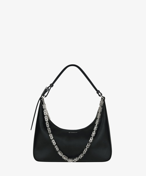 GIVENCHY(ジバンシイ)の「レザームーンカットアウトバッグ スモール(ハンドバッグ・レディース・ブラック・ONE SIZE)」の1枚目の写真