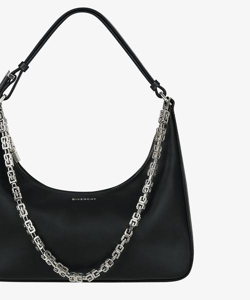 GIVENCHY(ジバンシイ)の「レザームーンカットアウトバッグ スモール(ハンドバッグ・レディース・ブラック・ONE SIZE)」の2枚目の写真