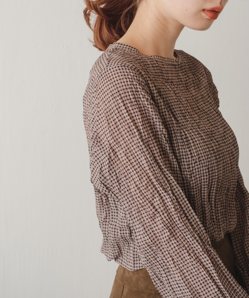 Kastane（カスタネ）の「ギンガムチェックハンドワッシャープル