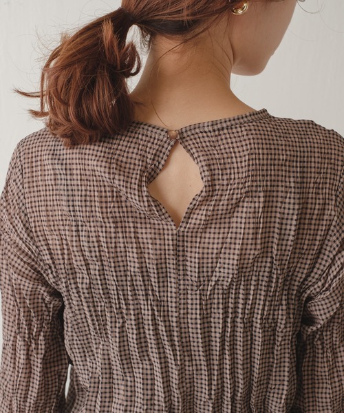 Kastane（カスタネ）の「ギンガムチェックハンドワッシャープル